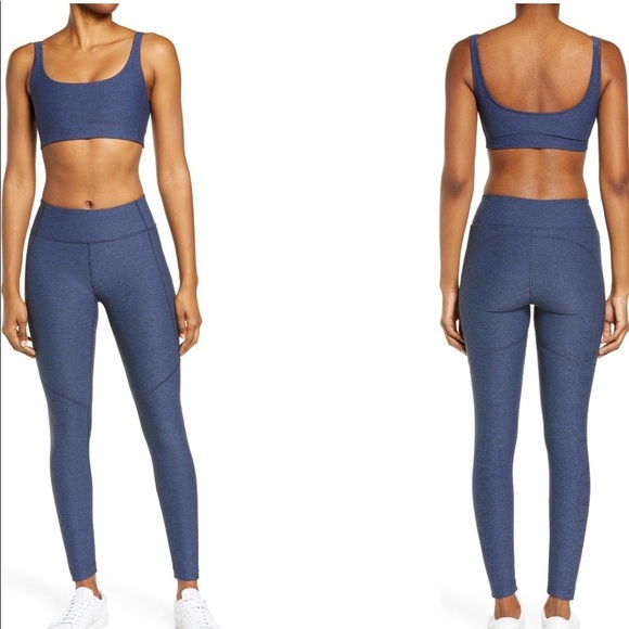 Outdoor Voices | Warm Up 7/8 Blue Leggings Small - Picture 2 of 16